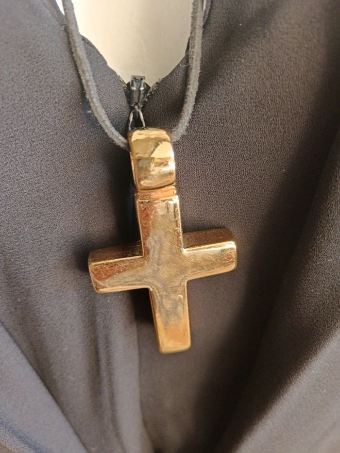 Agatha Paris | sautoir croix doré - photo numéro 4