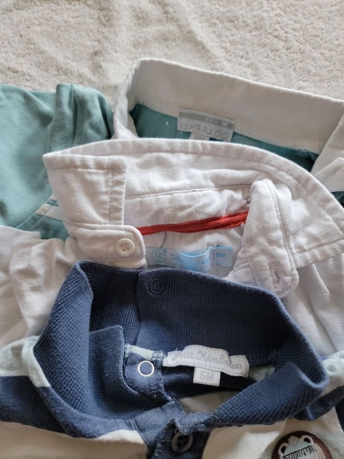 Lot de 5 tee-shirts manches longues 6 mois - photo numéro 5
