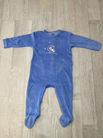 Pyjama 1P bleu 18 mois