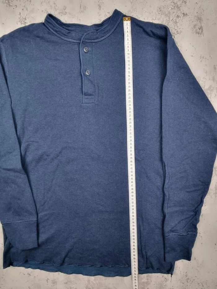 Pull col rond boutons L.L. Bean bleu marine, L Hommes - photo numéro 7