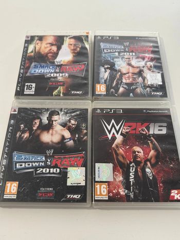 Lot WWE 2009 / 2010 / 2011 / 2K16 - BE - PS3