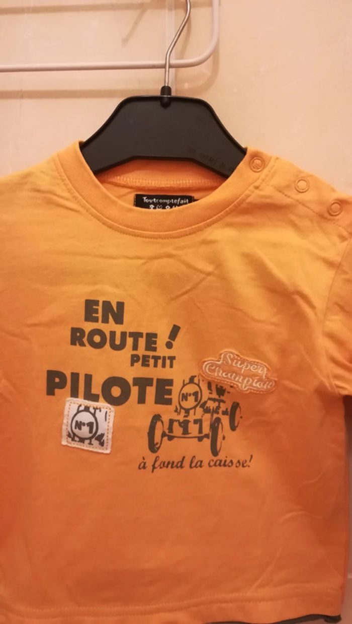 Tee-shirt T18 mois - V92B - photo numéro 2