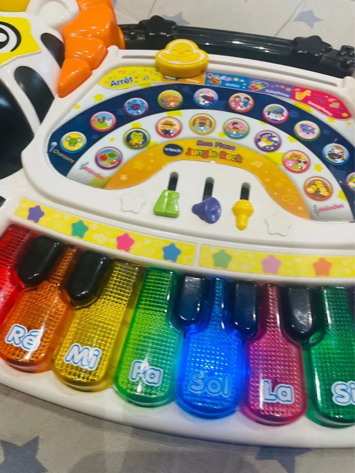 Jungle Rock - Piano Zèbre touches lumineuses Vtech - photo numéro 12