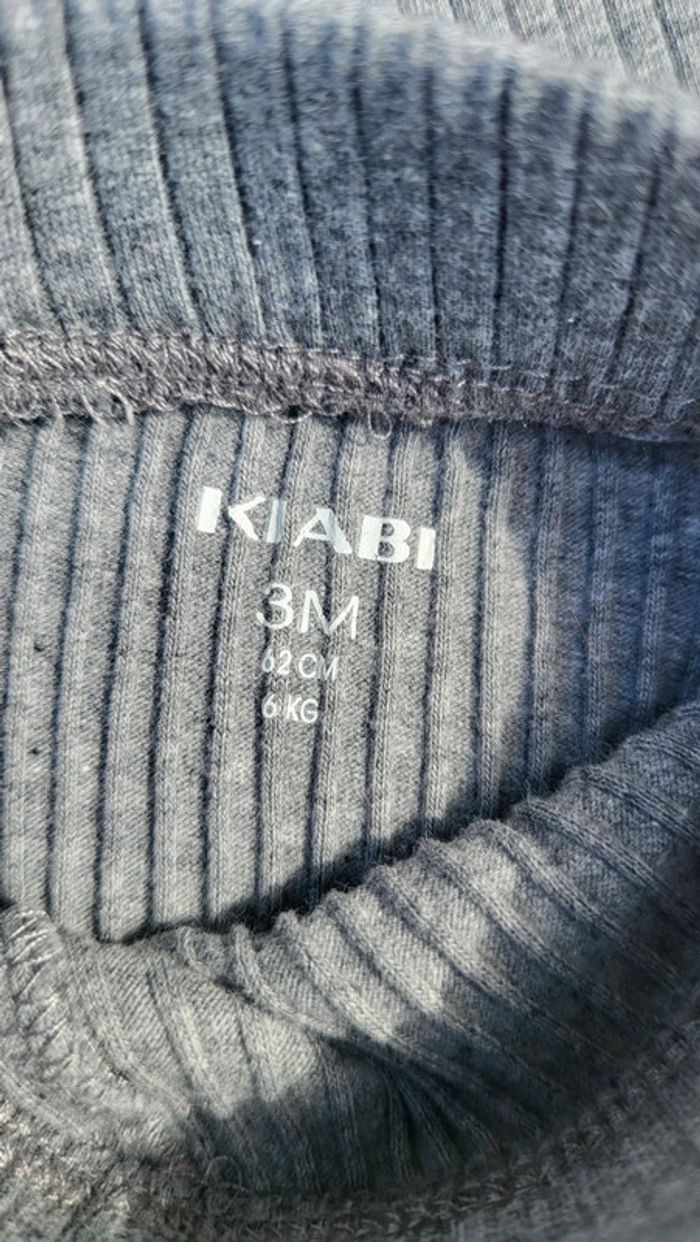 Ensemble gris côtelé Kiabi - photo numéro 2