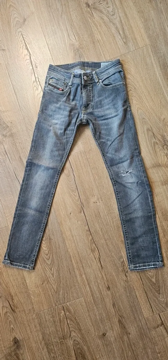 Jeans Diesel 8 ans gris noir - photo numéro 5
