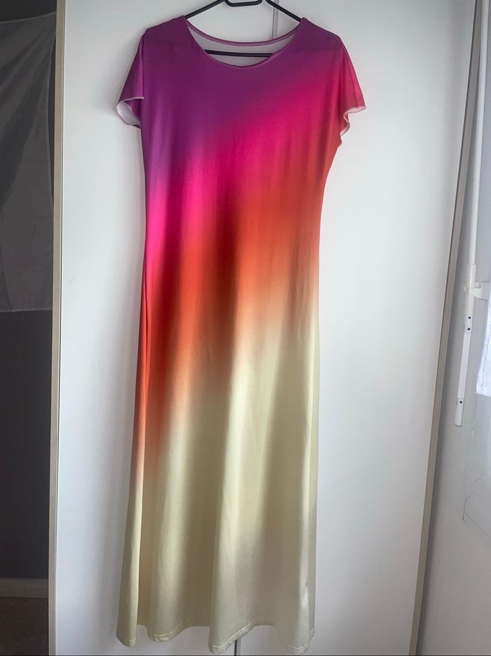 robe d’été dégradée de couleur