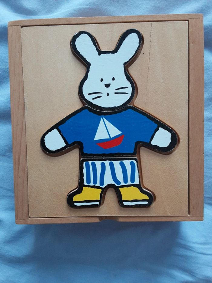 Jeu lapin en bois - photo numéro 2