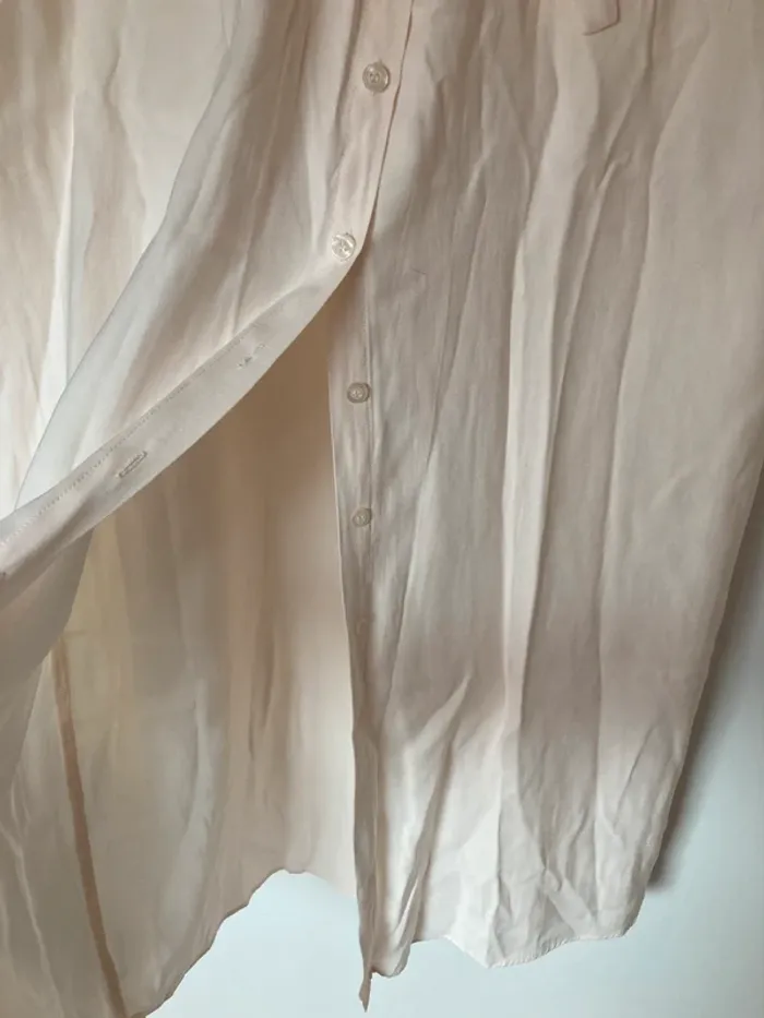 Robe longue type saharienne An’ge écrue - photo numéro 6