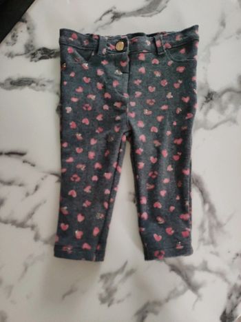 Pantalon molletonné taille 9 mois 71 cm