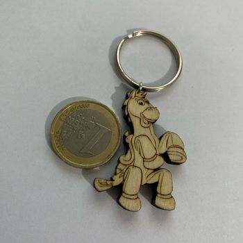 Porte clés pile poil