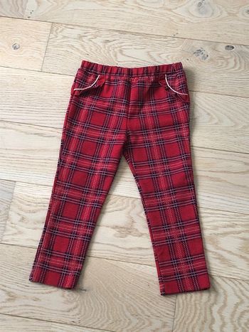 Pantalon rouge 2/3 ans