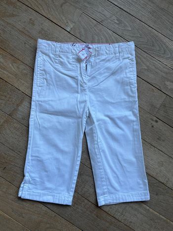 Pantacourt blanc Jacadi 6 ans