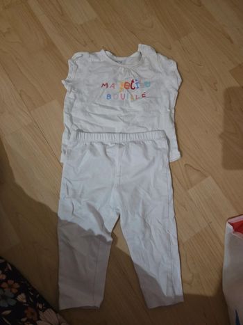 Ensemble 12mois fille mots d'enfants