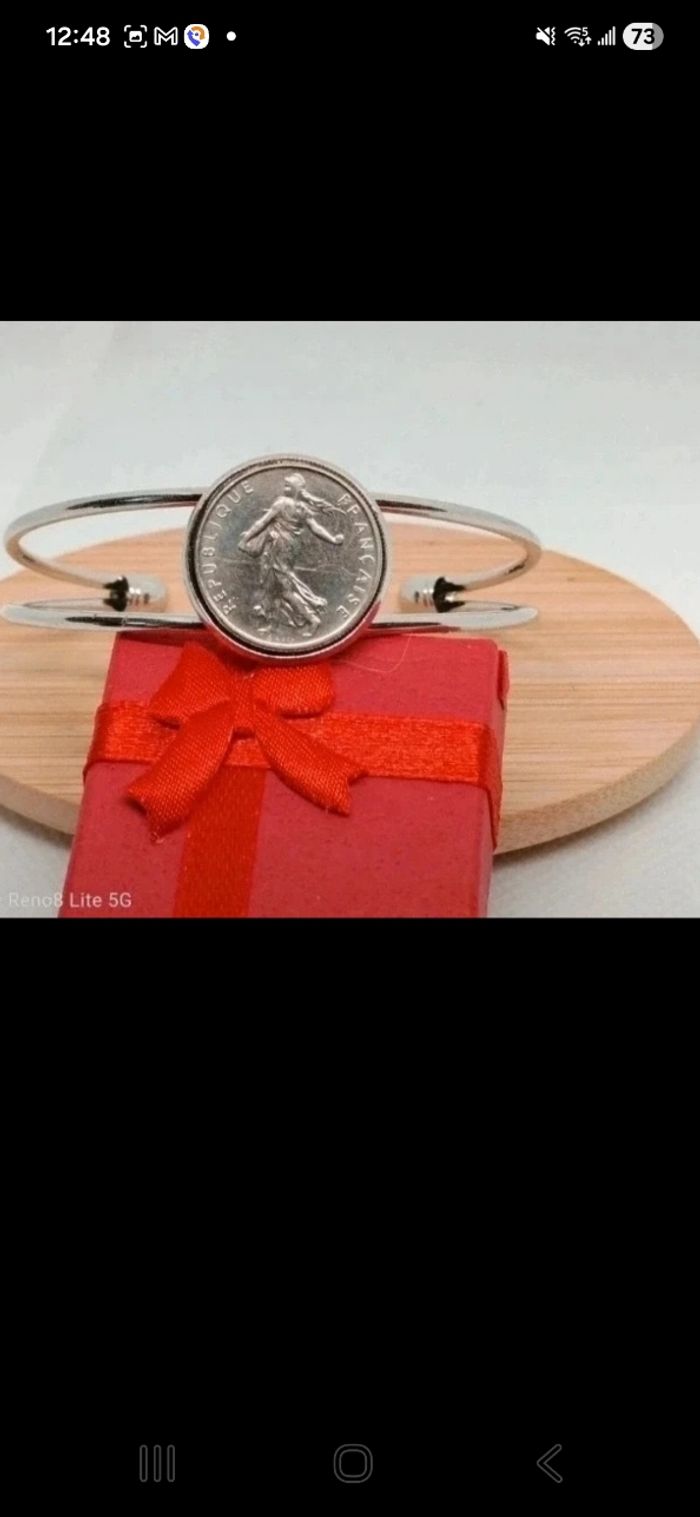 Bracelet vintage bijou pièce F - photo numéro 5