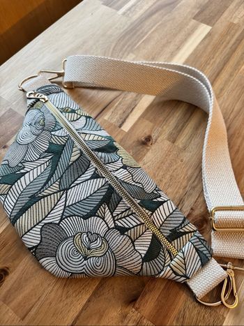 Sac banane en tissu jacquard