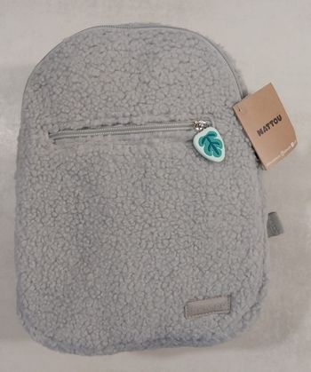 Sac a dos enfant bouclette gris nattou 