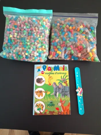 Lot playmais plus livre de création
