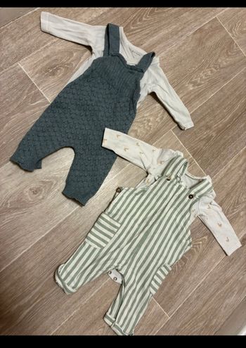 Lot de 2 salopettes bébé