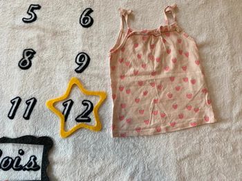 Débardeur à bretelle 12 mois