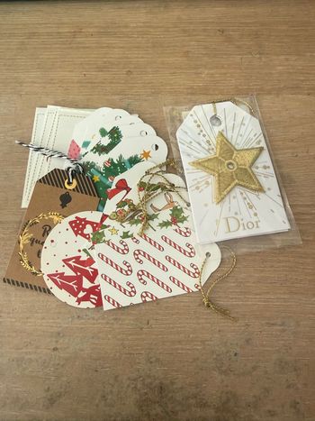 Lot d’étiquettes de Noël 