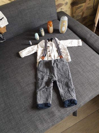 Ensemble vert baudet 3 mois