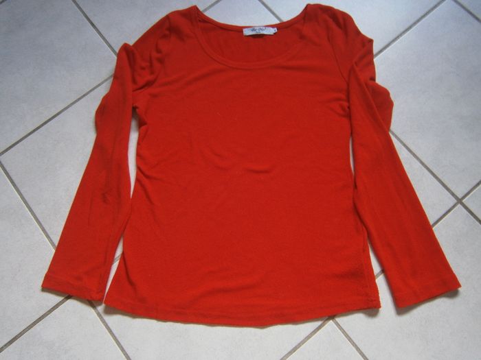 Sous-pull rouge FOR HER Taille XL - photo numéro 4