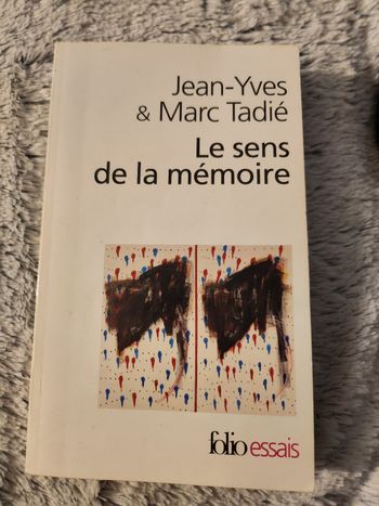Livre le sens de la mémoire jean Yves et Marc tadié folio essais