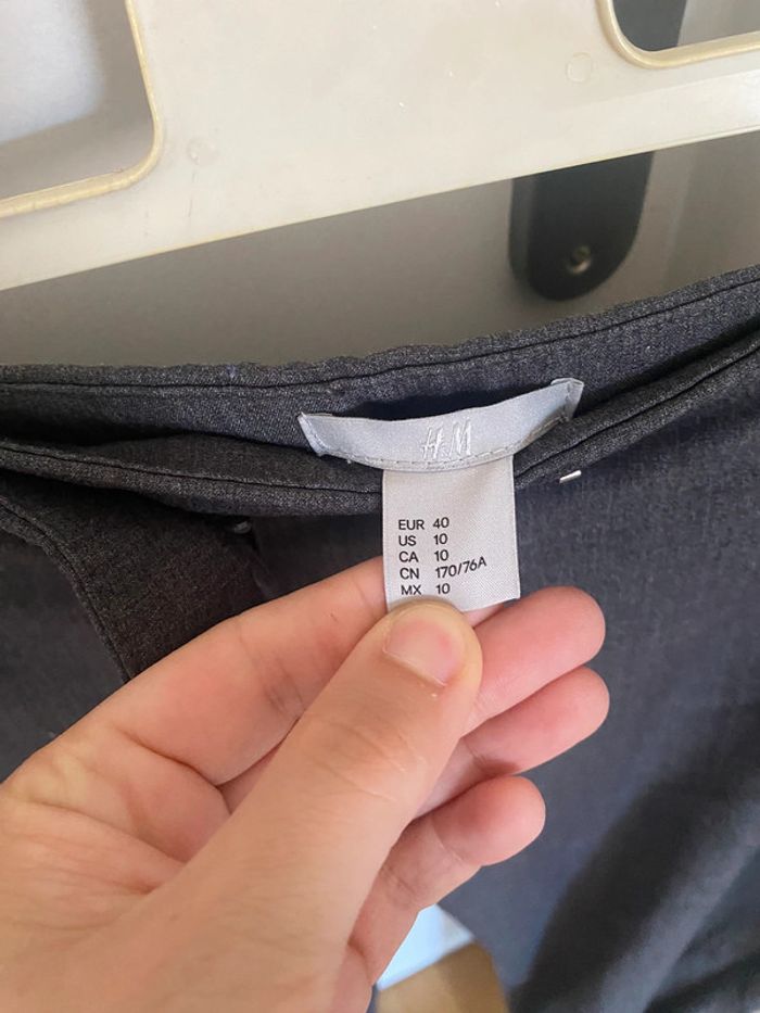 Pantalon tailleur femme taille 40 h&m - photo numéro 3
