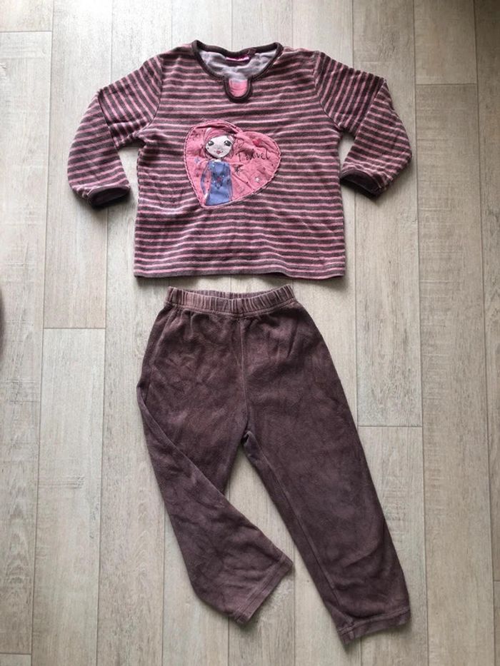 Pyjama marron rose fille NKY - photo numéro 7