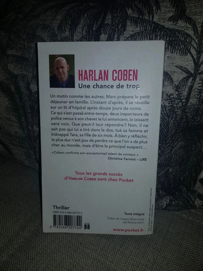 Livre : Harlen Coben Une chance de trop - photo numéro 2