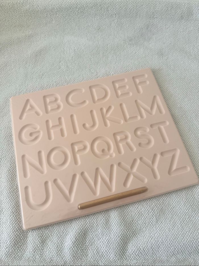 Planche d’écrit rose