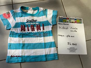 T shirt garçon 24 mois