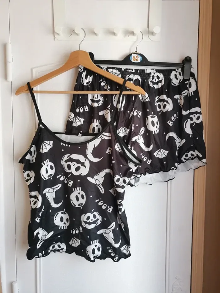Pyjama Halloween – Taille XL 🎃🖤