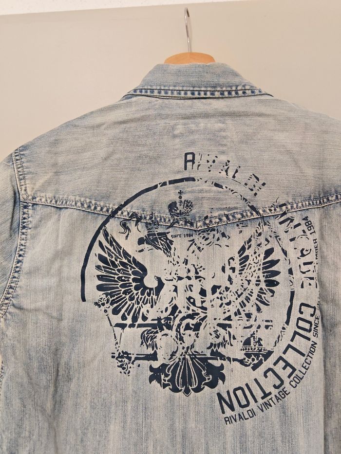 Chemise en jean Rivaldi homme M – neuve sans étiquette - photo numéro 4