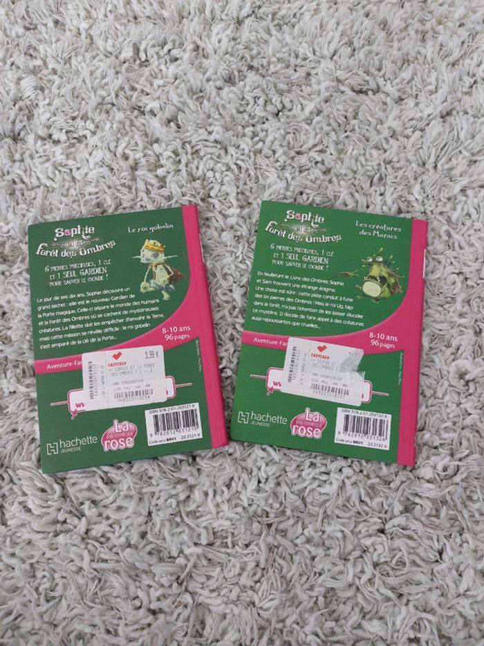 Roman/livre enfant bibliothèque rose "Sophie et la foret des ombres" Tomes 1 et 2 - photo numéro 3