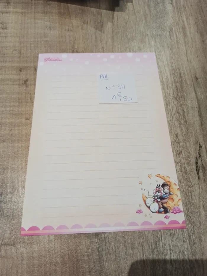 Papier à lettre Diddl 311 1,50€