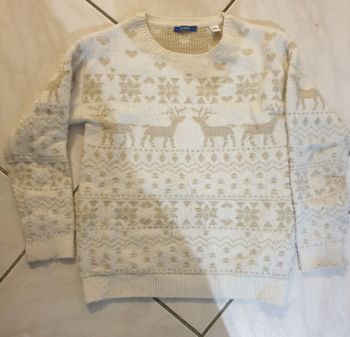 Pull de Noël Okaidi fille
