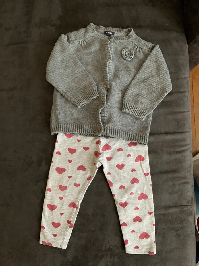 Ensemble fille 18 mois
