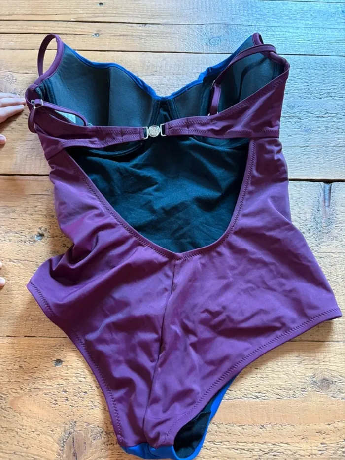Maillot de bain 1 pièce parah 2 couleurs neuf - photo numéro 4
