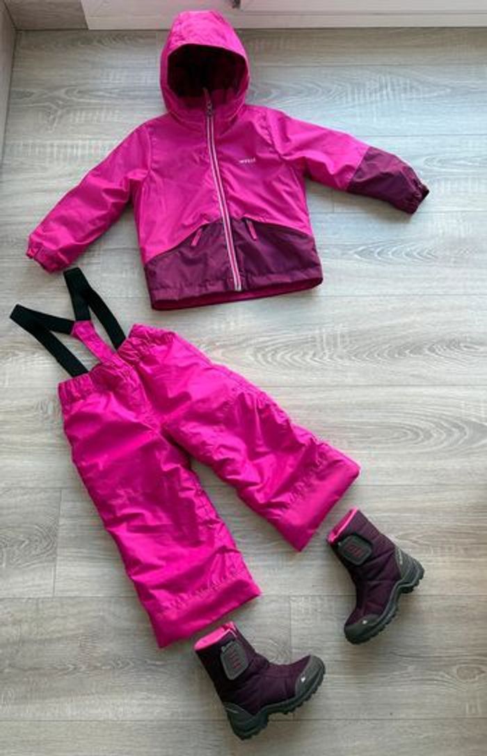 Ensemble WEDZE ski fille 3 ans + après-ski