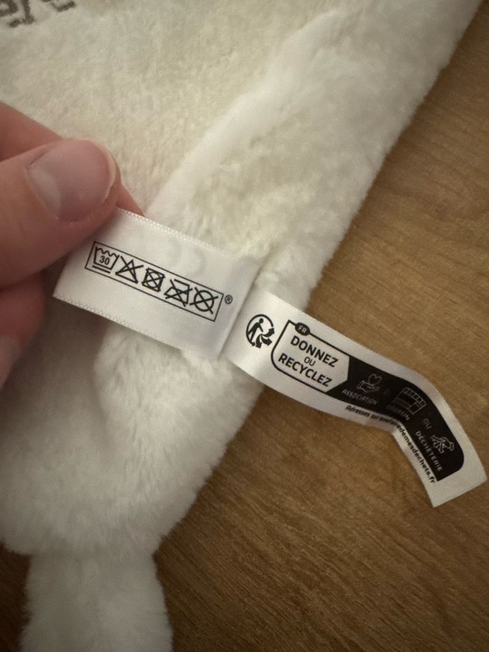 Doudou plat pour bébé - idéal en cadeau de naissance - photo numéro 7