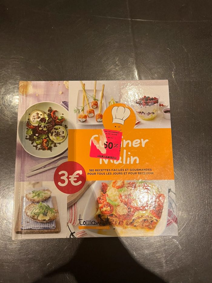 Livre de recettes cuisiner malin