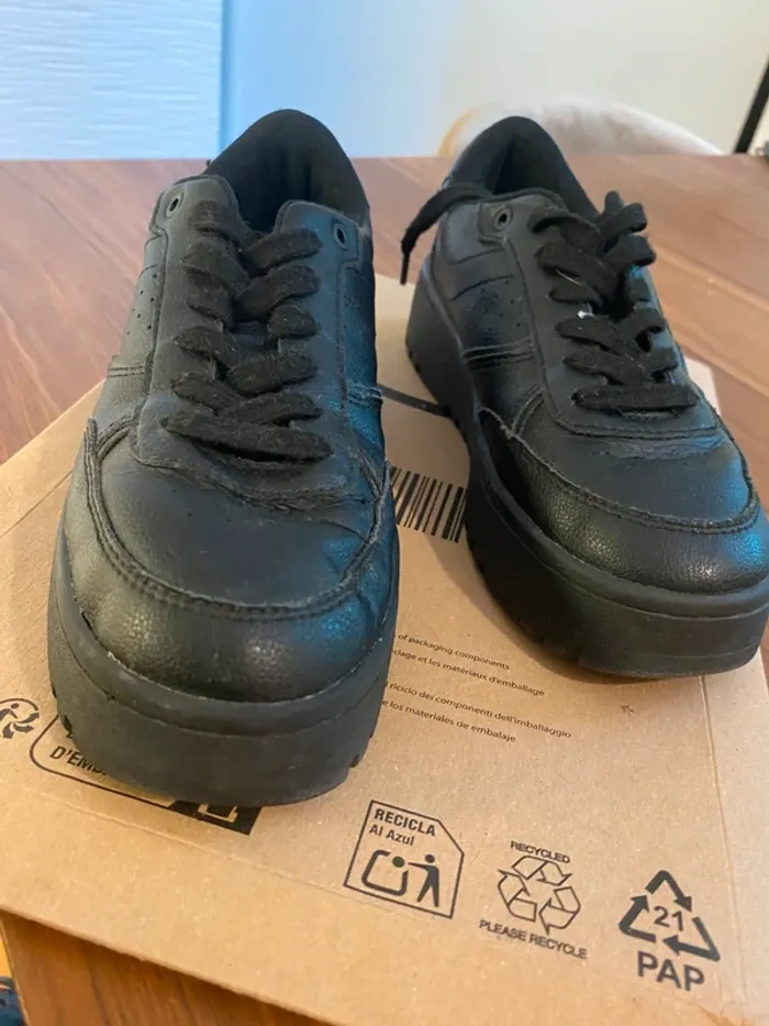 Baskets fille noir Zara 32 - photo numéro 5