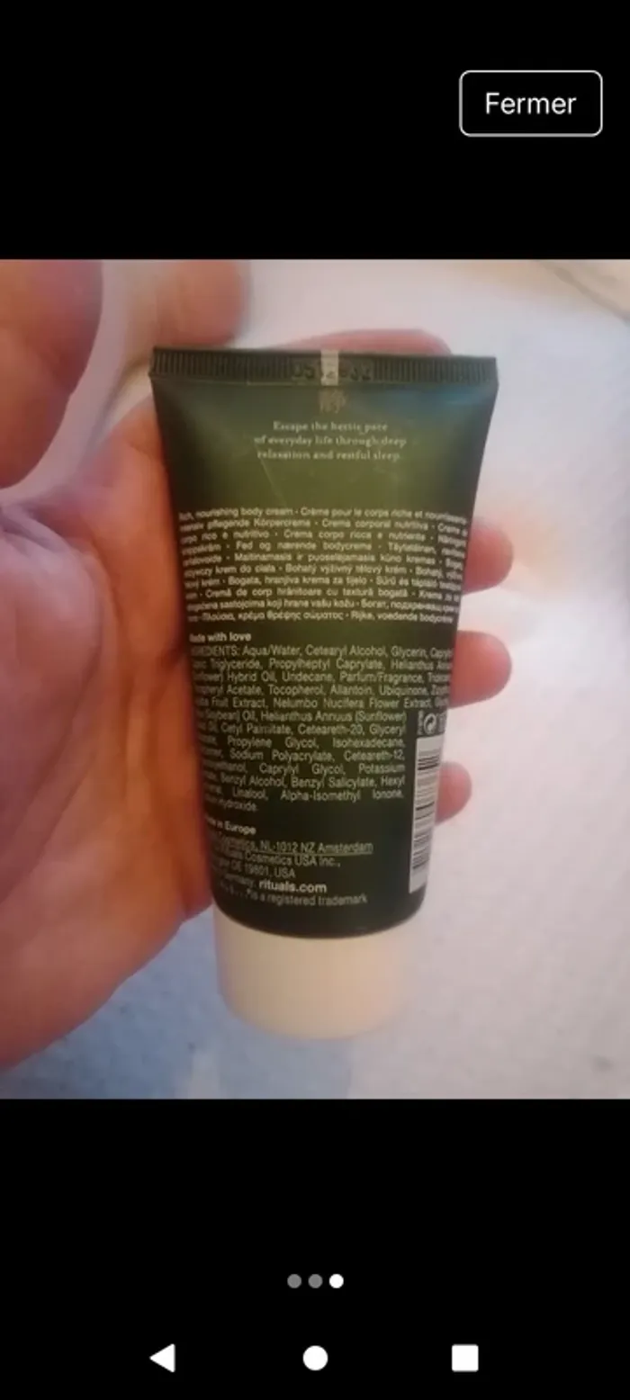 Crème corps Rituals - photo numéro 3