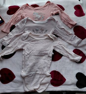Lot bodies ML 9 mois 