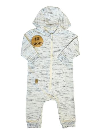 Combinaison à capuche, grise