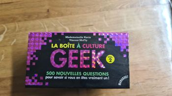 Jeu de cartes La Boîte À Culture Geek Vol2 des éditions Marobout 