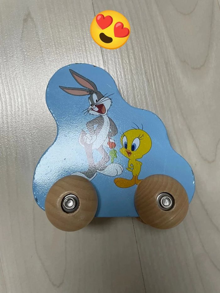 Jouet en bois roulant - photo numéro 2