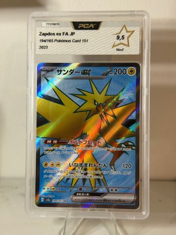 Electhor 151 PCA 9,5 carte Pokémon gradée 