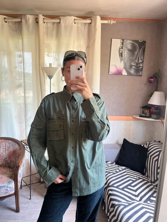 Chemise vintage country Santiags cow-boy motard y2k destroy drip - photo numéro 2